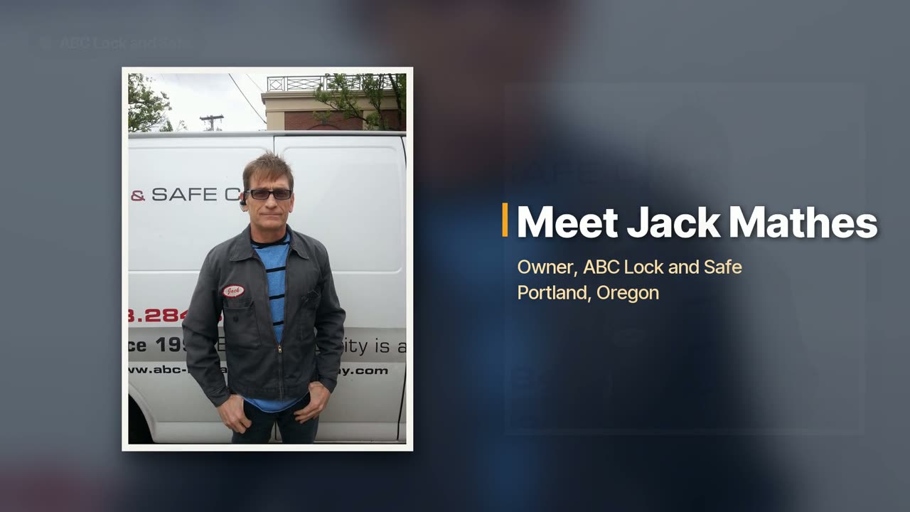 Jack Mathes, owner of ABC Lock and Safe